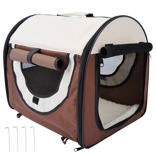 Pawhut trasportino gabbia - trasportino,